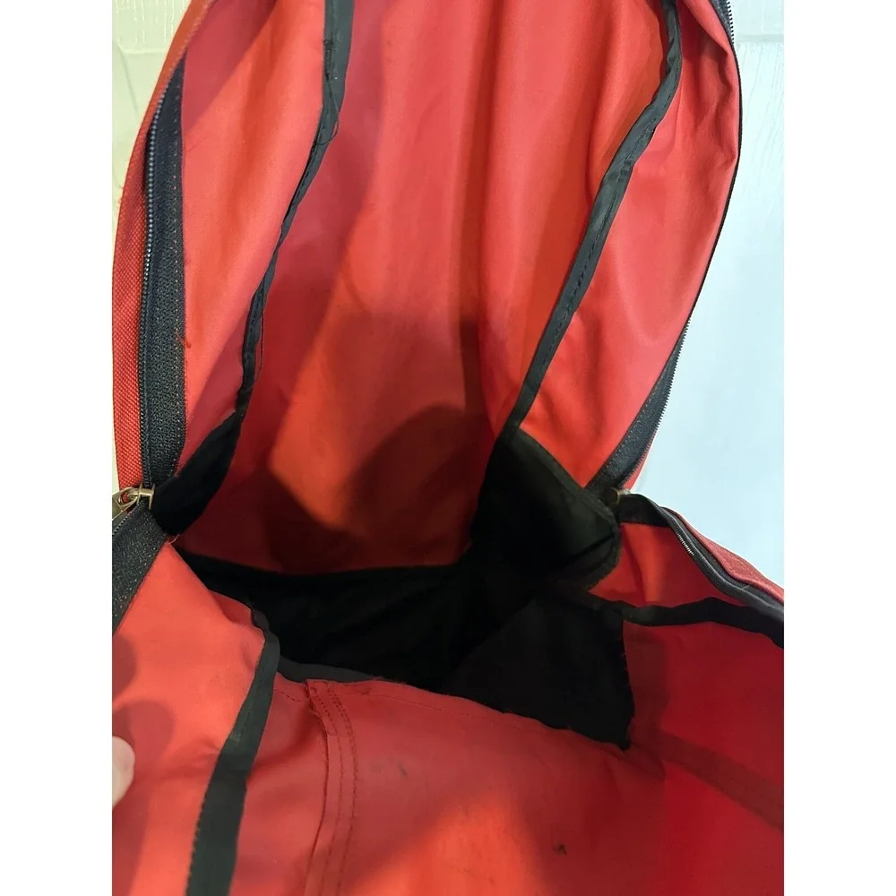 Rare Vintage 90's D.A.R.E To Resist Drugs And‎ Violence Backpack Booksack Red